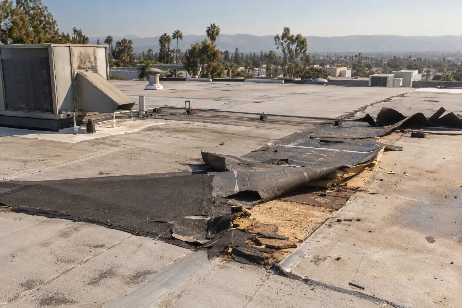 Roof damage repair in Visalia, CA Roof damage repair in Visalia, CA